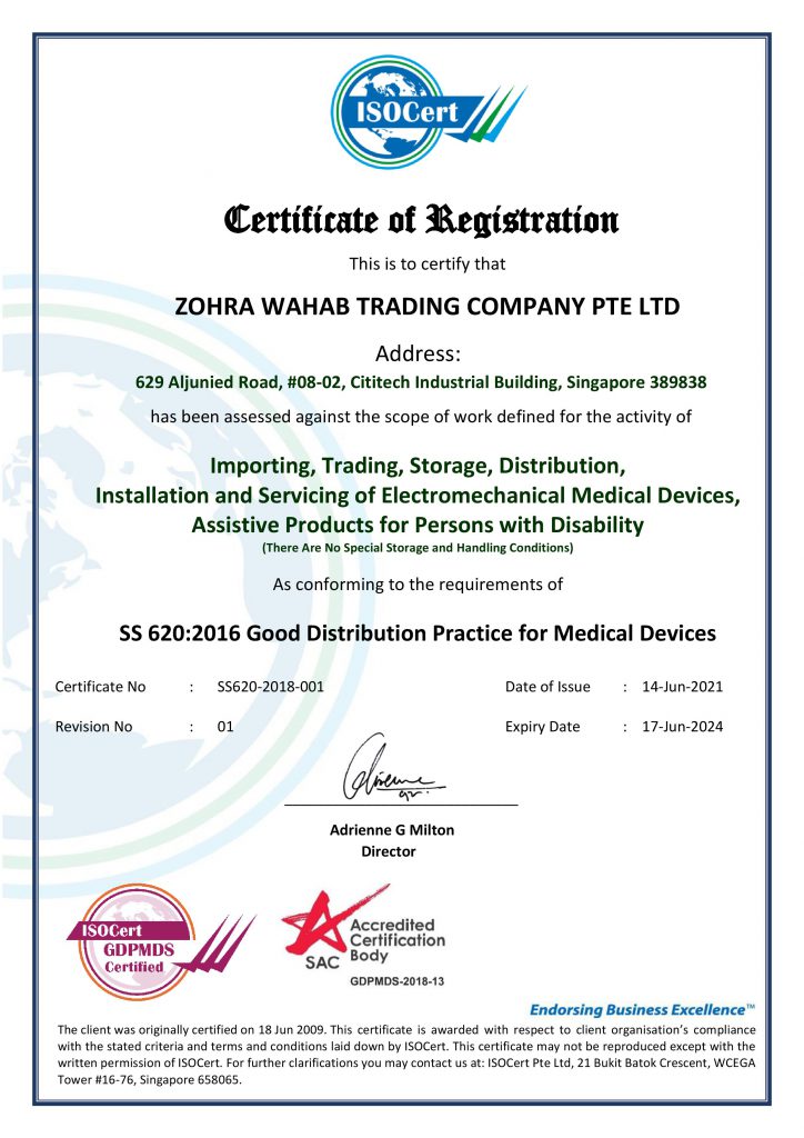 GDPMD-CERTIFICATE-ZOHRA WAHAB TRADING CO PTE LTD