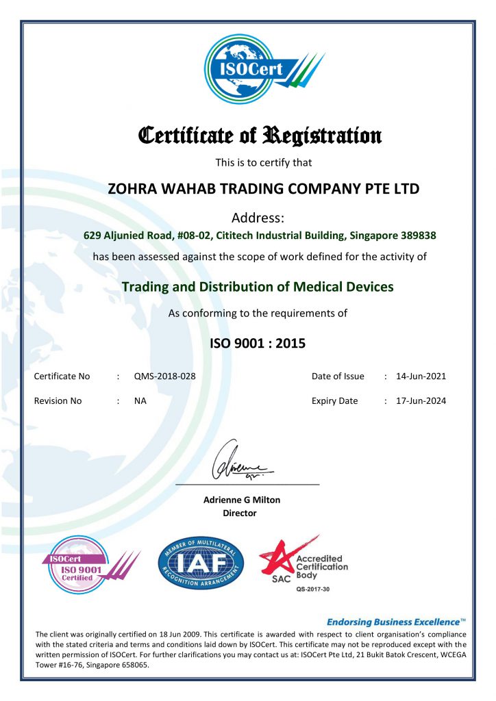 ISO-9001-2015-ZOHRA WAHAB TRADING CO PTE LTD_1